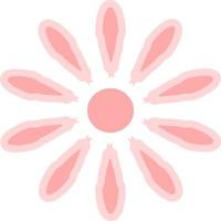 flower icon design vector