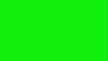 animation éclair vert sur fond noir. video