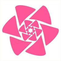 rose flower on white background vector