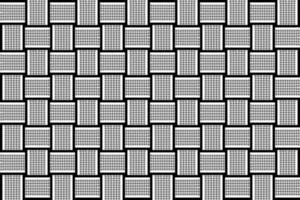 black and white square pattern design vector