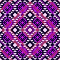 seamless geometric ethnic pattern design vector