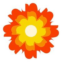 beautiful flower design vector