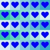 seamless pattern with hearts design vector