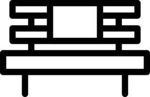 bench vector illustration on a background.Premium quality symbols.vector icons for concept and graphic design.