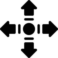 ilustración de vector de dirección de flecha en un fondo. símbolos de calidad premium. iconos vectoriales para concepto y diseño gráfico.