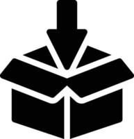 box down vector illustration on a background.Premium quality symbols.vector icons for concept and graphic design.