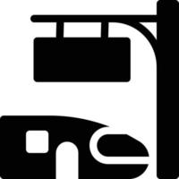 ilustración de vector de tablero de tren bala en un fondo. símbolos de calidad premium. iconos vectoriales para concepto y diseño gráfico.