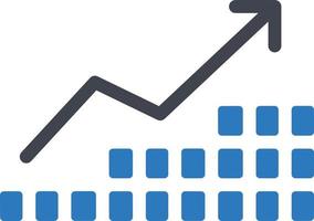 ilustración vectorial de aumento de la economía en un fondo. símbolos de calidad premium. iconos vectoriales para el concepto y el diseño gráfico. vector