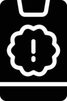mobile warning vector illustration on a background.Premium quality symbols.vector icons for concept and graphic design.