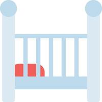 baby bed vector illustration on a background.Premium quality symbols.vector icons for concept and graphic design.