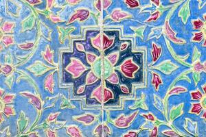 Old flower tile photo