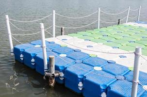 Plastics colorful pontoon photo