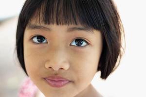 Smiling beautiful girl portrait stock photo