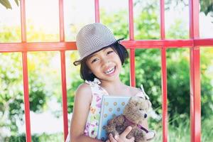 Smiling beautiful girl portrait stock photo