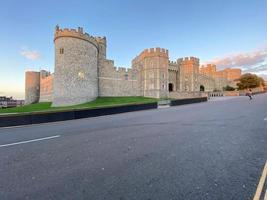 Windor in the Uk in November 2020. A view of Windsor Castle photo