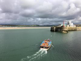 A view of Padstow Harbour in Cornwall photo