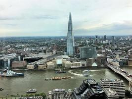 An aerial view of London photo