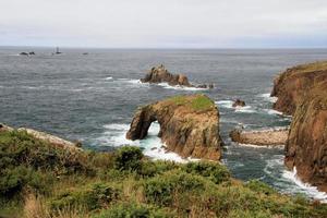 A view of the Cornwall Coast at Lands End photo