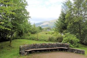 A view of the Scotland Highlands near Ben Nevis photo