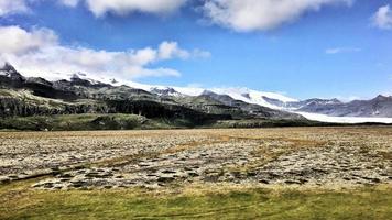 Iceland scenery near the Jokulsarlon Glacier Lagoon photo