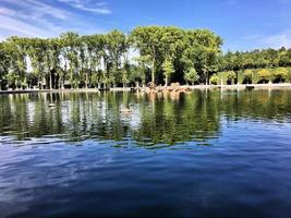 Paris in France in August 2019. A view of the Gardens at the Palace of Versailles in Paris photo