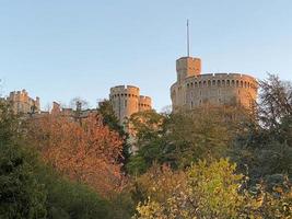 Windor in the Uk in November 2020. A view of Windsor Castle photo