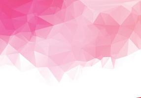 Abstract light pink low poly geometric background vector