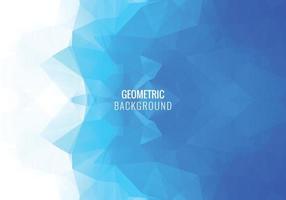 Elegant blue colorful low poly triangular shapes background vector