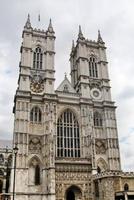 A view of Westminster Abbey in London photo