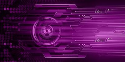 eye cyber circuit future technology concept background vector