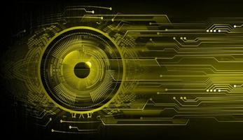 eye cyber circuit future technology concept background vector