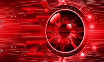 eye cyber circuit future technology concept background vector