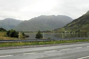 una vista de las tierras altas de Escocia cerca de ben nevis foto