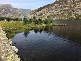 A view of Lake Ogwen in North Wales photo