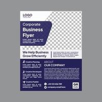 Corporate business flyer template vector