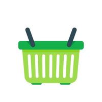 Shopping cart to put the product before checkout. online shopping ideas vector