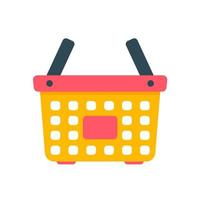 carrito de compras para poner el producto antes de pagar. ideas de compras en linea vector