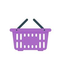 carrito de compras para poner el producto antes de pagar. ideas de compras en linea vector