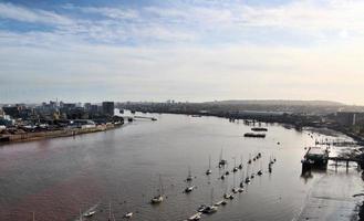 An aerial view of London photo