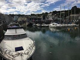 una vista del puerto de padstow en cornualles foto