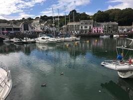 una vista del puerto de padstow en cornualles foto