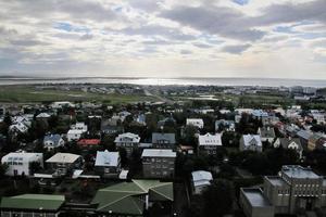 una vista de islandia cerca de reykjavik foto