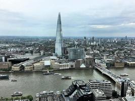 An aerial view of London photo