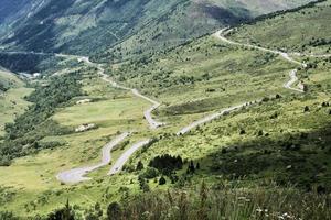 una vista de los pirineos desde el lado francés foto