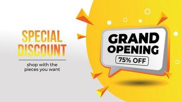 Grand Opening Vector Art, special discount, Icons, and Graphics for Free Download