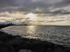 una vista de islandia cerca de reykjavik foto