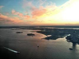 una vista aérea de nueva york en los estados unidos foto
