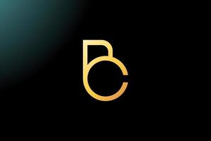 Elegant Luxury Initial Letter BC CB Logo Design Vector