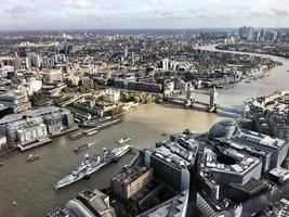 An aerial view of London photo