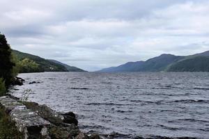 A view of Loch Ness in Scotland photo